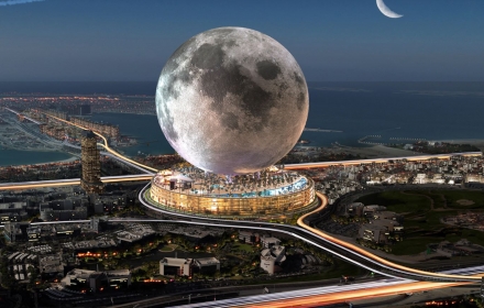 Komt er binnenkort een 'maan-hotel' van 5 miljard dollar in Dubai?