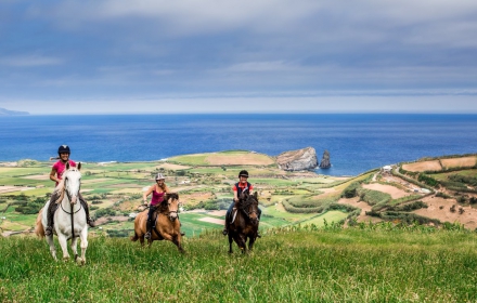 Paardrijden op de Azoren