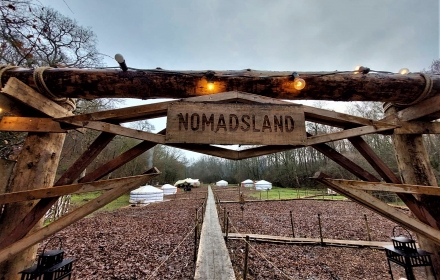 Winters kamperen bij Nomadsland